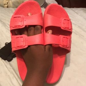 Pink kids shoes size 7-8
